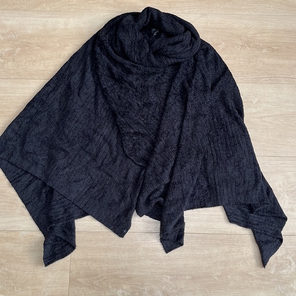 BAREFOOT DREAMS COZYCHIC LITE WIDE RIB TRAVEL WRAP, ONE SIZE. 0262 - Picture 4 of 8